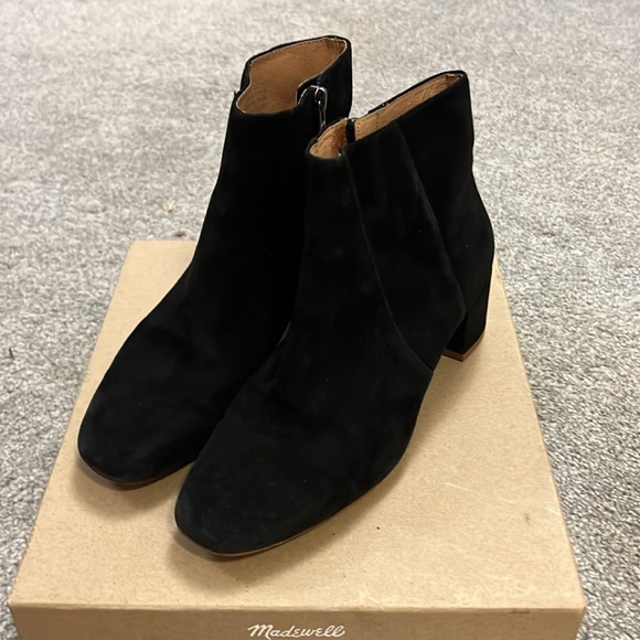 Madewell Jada Boot Black Suede - Picture 8 of 8
